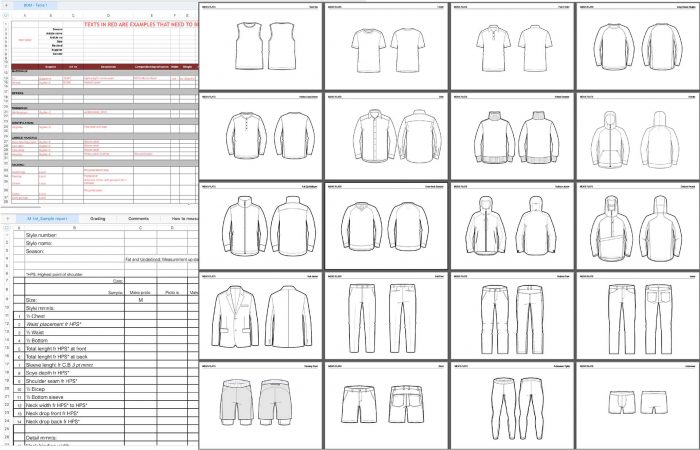 Fashion Tech Pack Templates Apparel Entrepreneurship